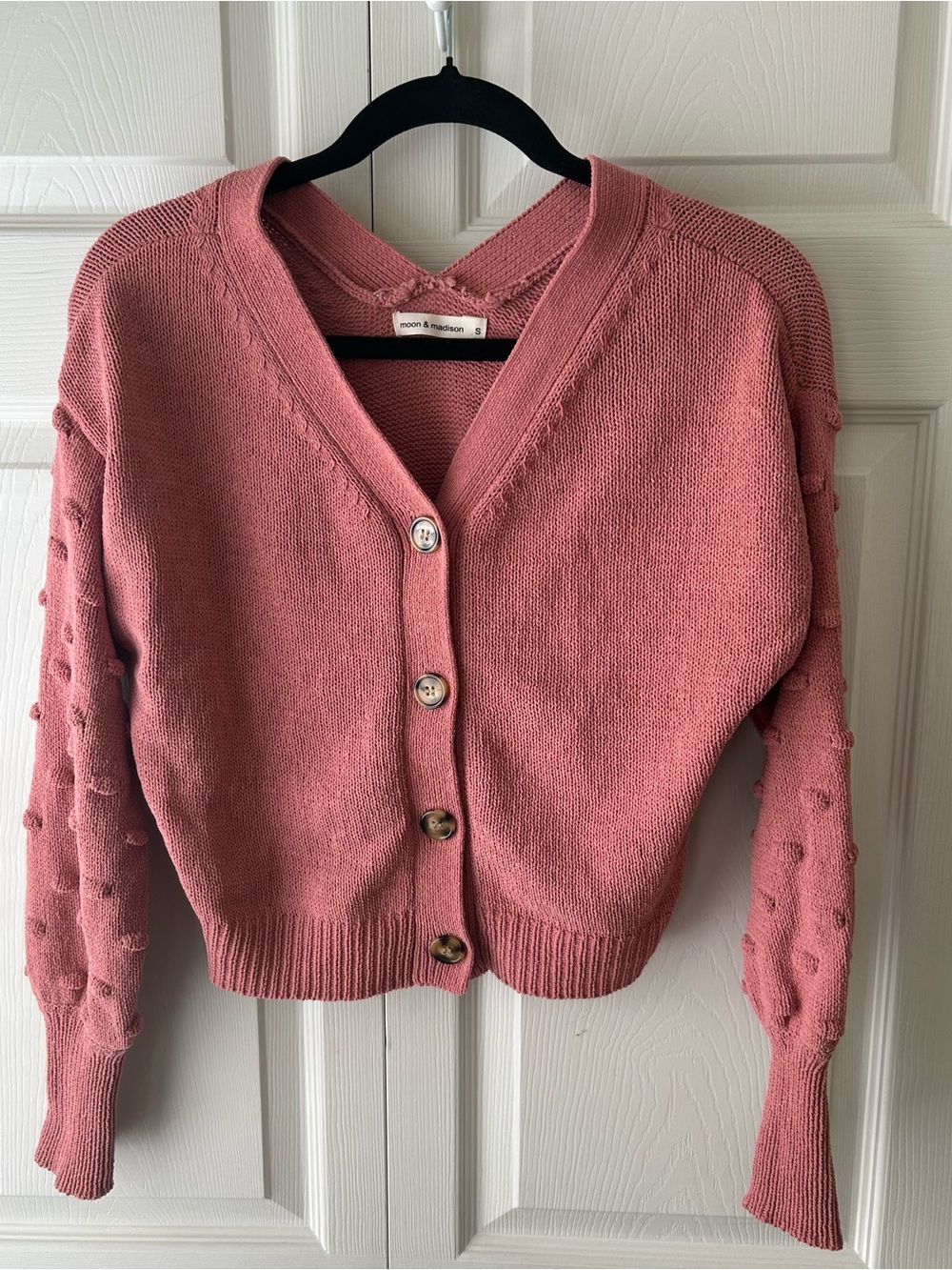 Moon and Madison Textured Cardigan